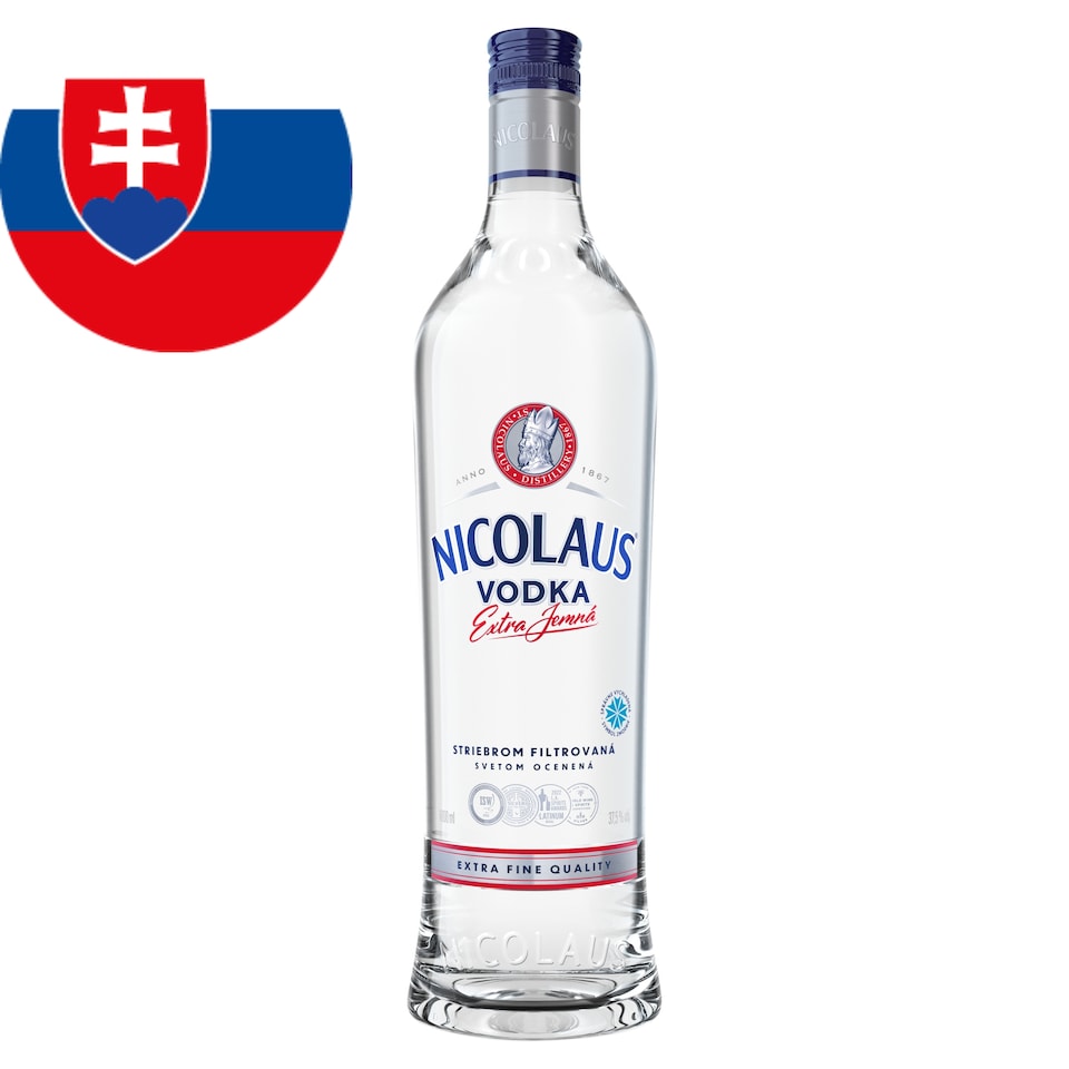 Nicolaus Vodka Extra Jemná 37,5% 1 l