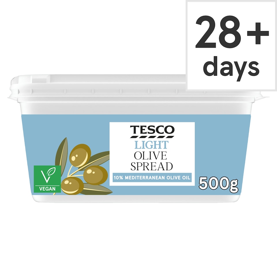 Tesco Light Olive Spread 500G