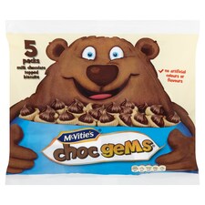Mcvities Chocolate Gems 5 X 25G