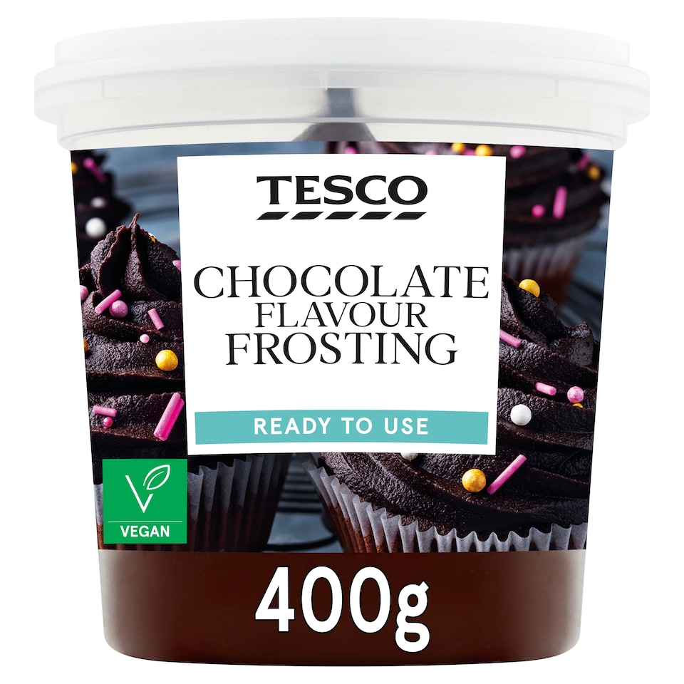 Tesco Chocolate Flavour Frosting 400G