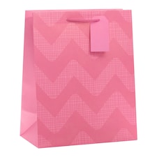 Tesco Pink Wave Large Bag