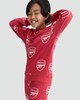 image 3 of Arsenal Football Club Minky Pyjama Set in Red