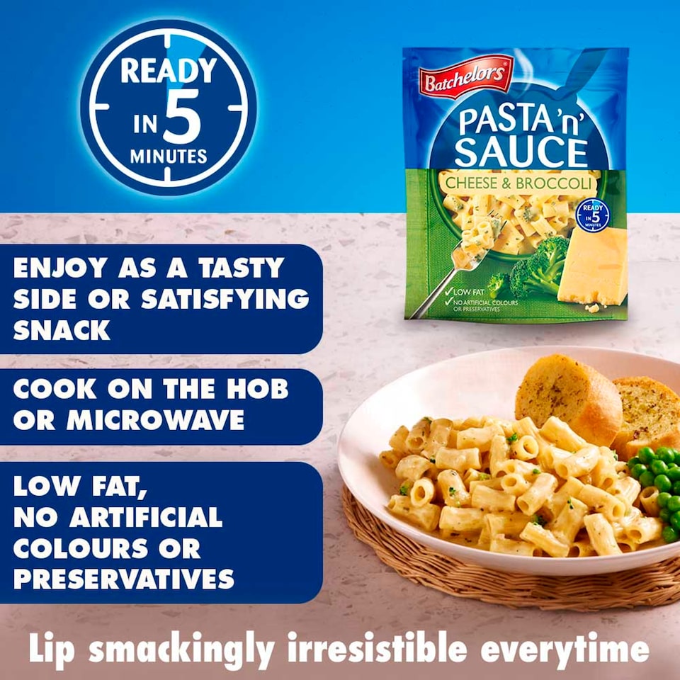 image 1 of Batchelors Pasta 'n' Sauce - Cheese & Broccoli 99g