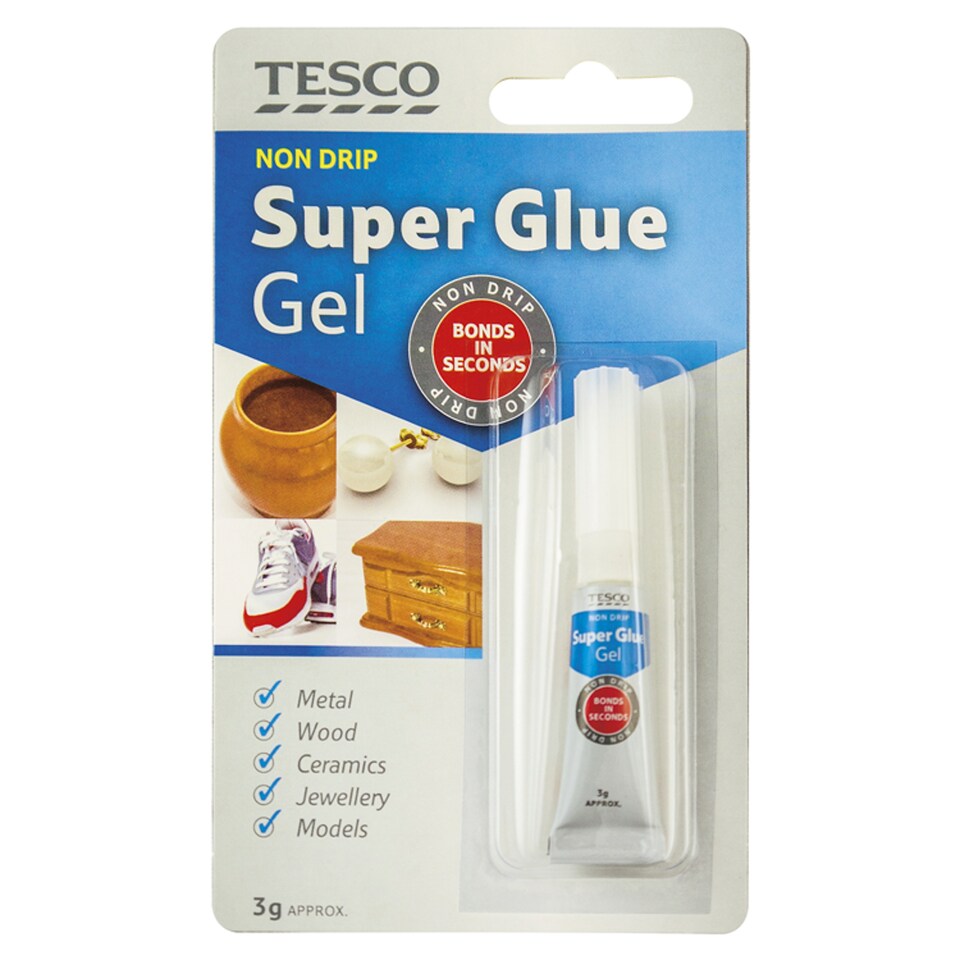 Tesco Super Glue Gel 3G