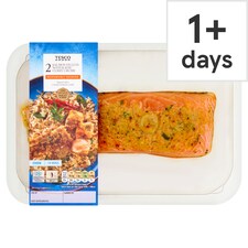 TESCO TWA Salmon with Katsu Style Curry Crumb 220g