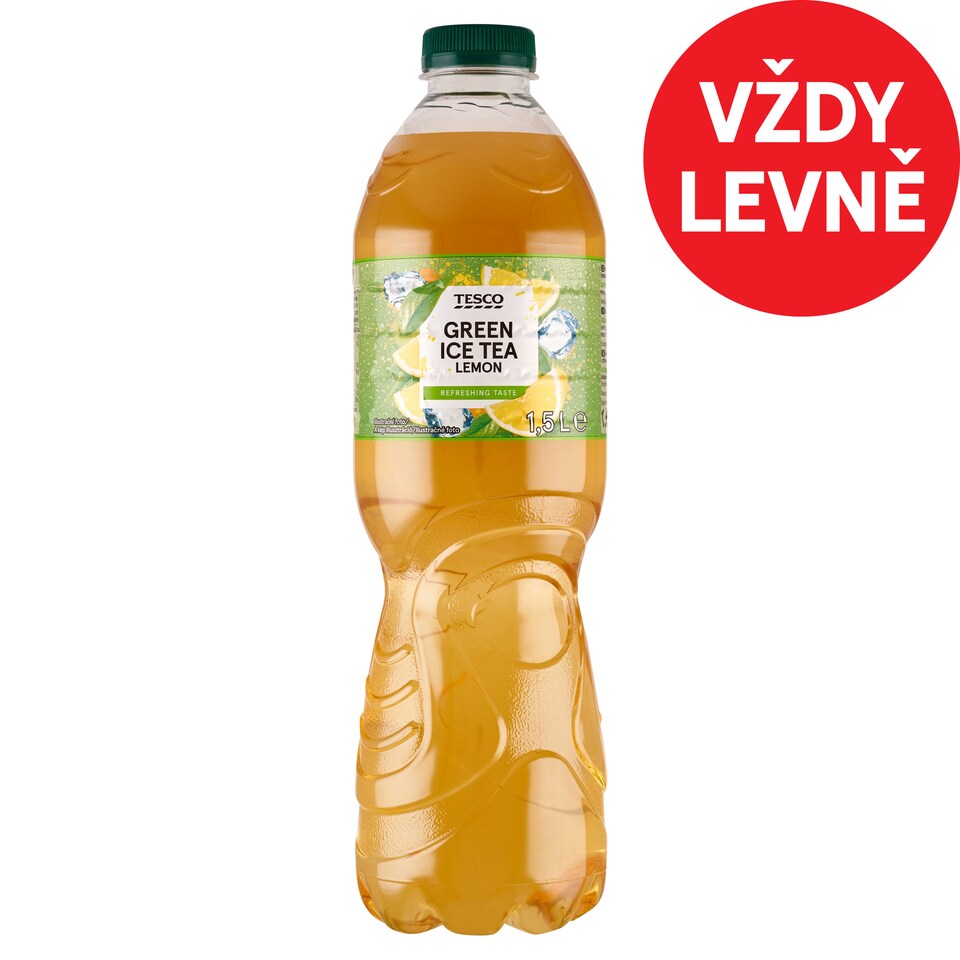 Tesco Green Ice Tea Lemon 1,5l