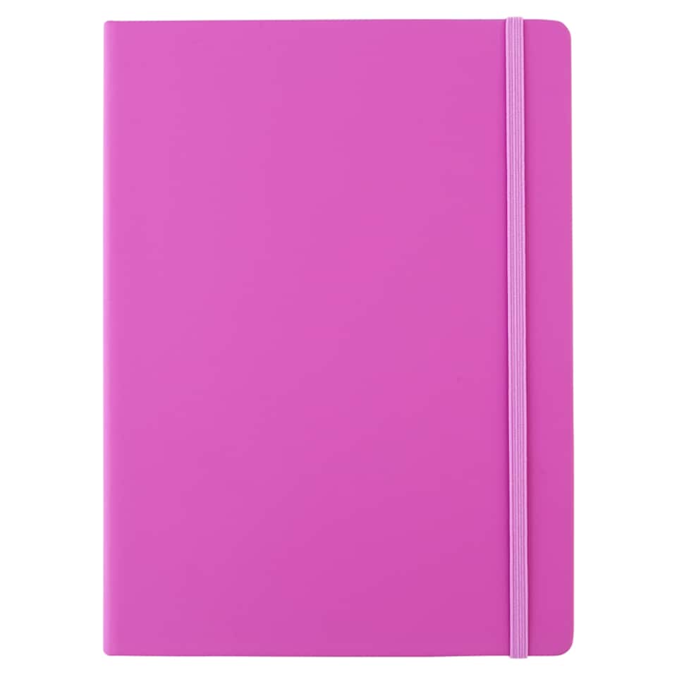 Tesco Assorted Soft Touch Notebook 192 Pages