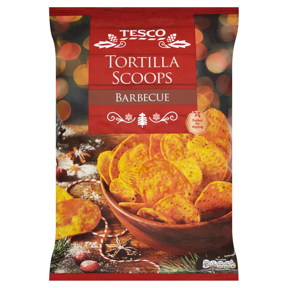 Tesco Bbq Tortilla Chips 250G Tesco Groceries