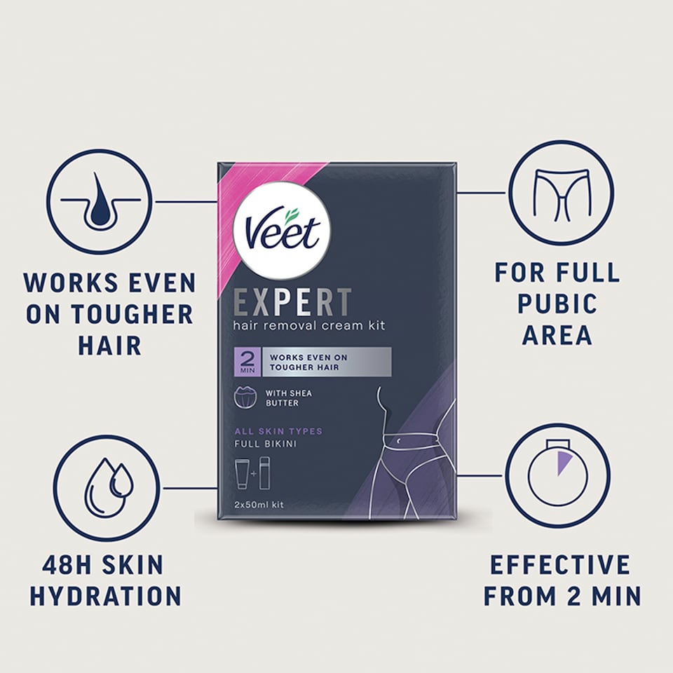 image 1 of Veet Xprt Bikini Hair Removal Kit 100Ml