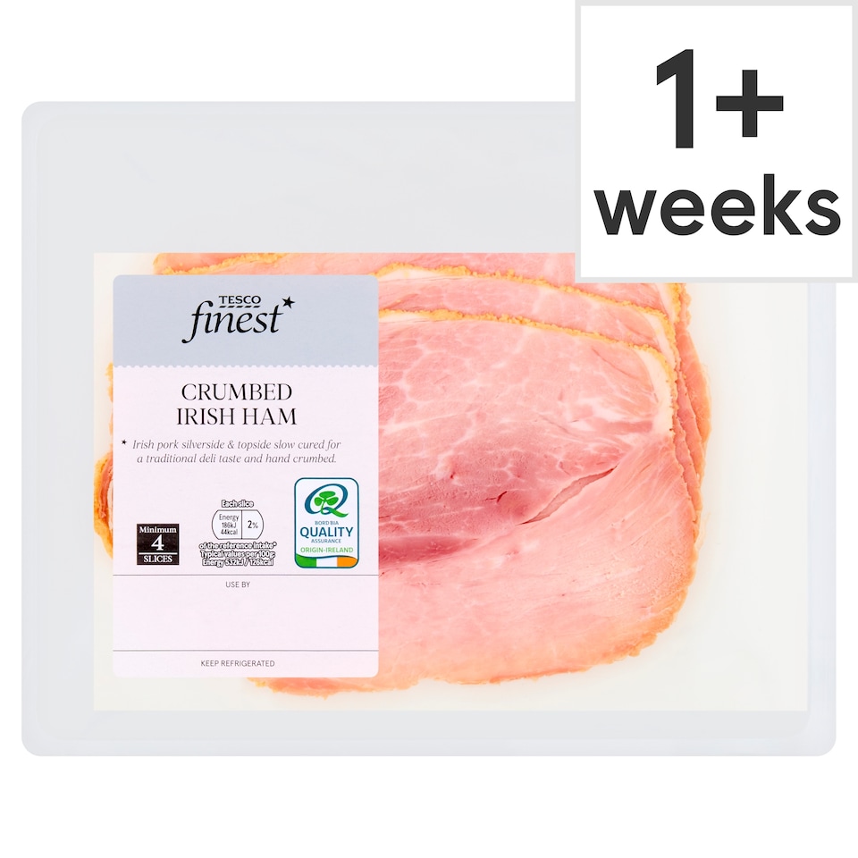 Tesco Finest Crumbed Irish Ham 140g