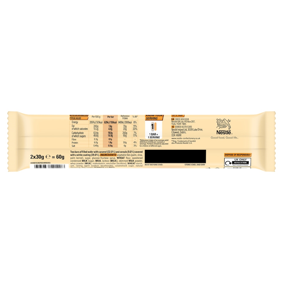 image 1 of Lion White Duo Chocolate Bar 60g