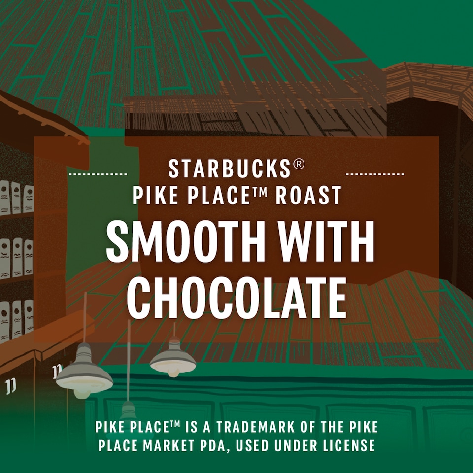image 1 of Starbucks Pike Place Roast 10 Capsules 53G