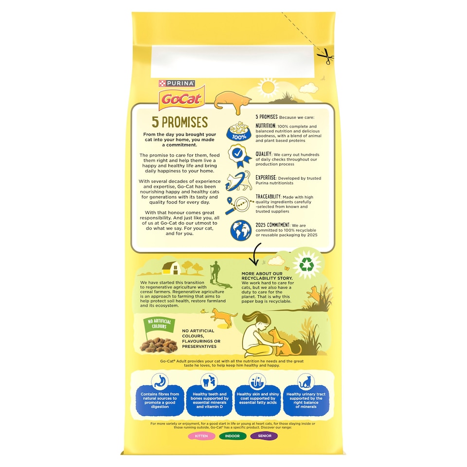 image 1 of Go-Cat Tuna Herring & Vegetable 2Kg