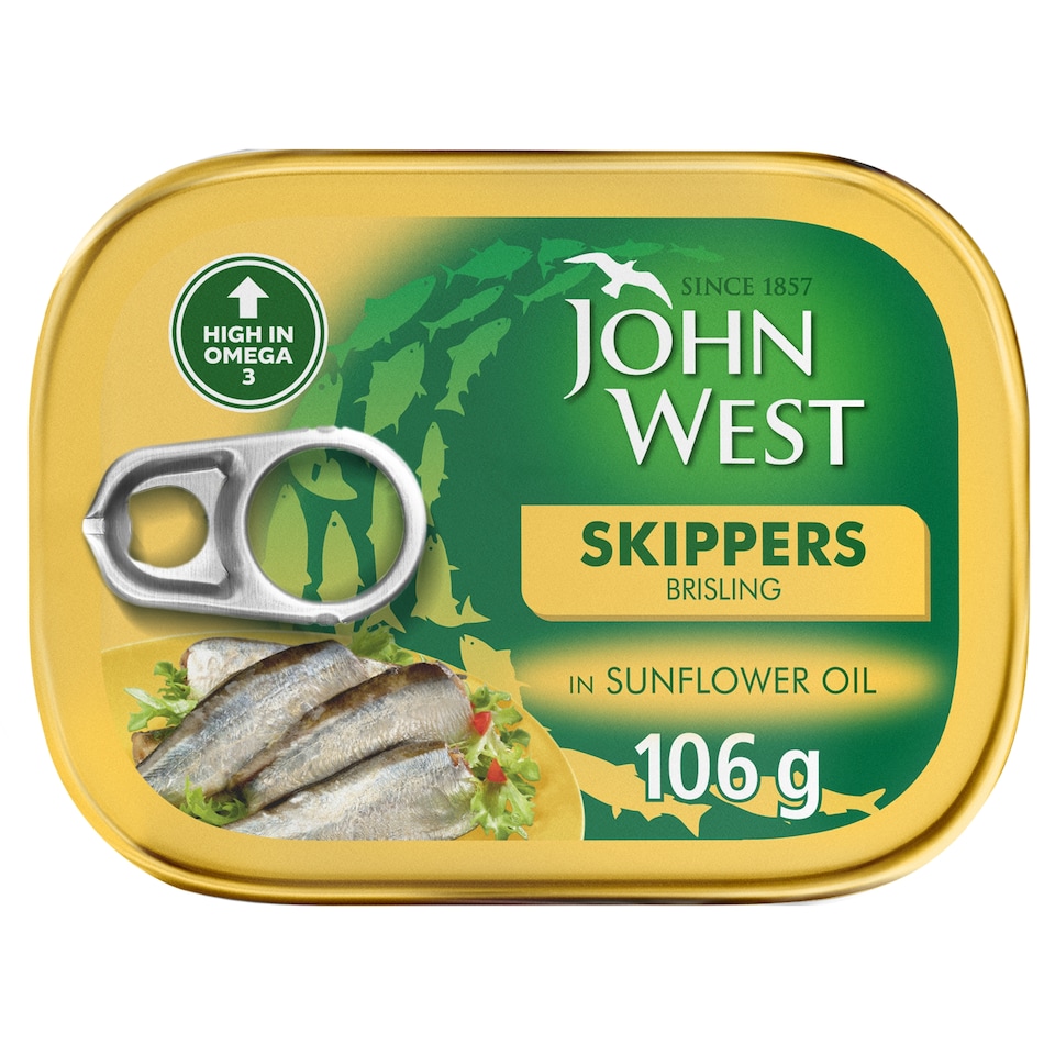 John West Skippers In Sunflower Oil 106G