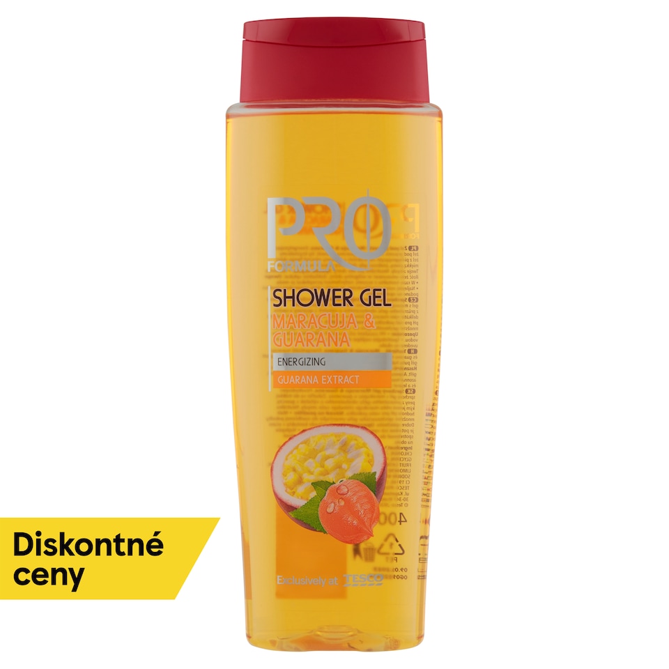 Tesco Pro Formula Sprchový gél Maracuja & Guarana 400 ml