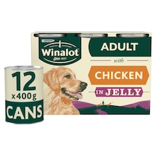 Winalot Adult Dog Food with Chicken in Jelly 12 x 400g
