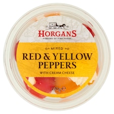 Horgan's Mixed Red And Yellow Peppers And Cream Cheese 120G