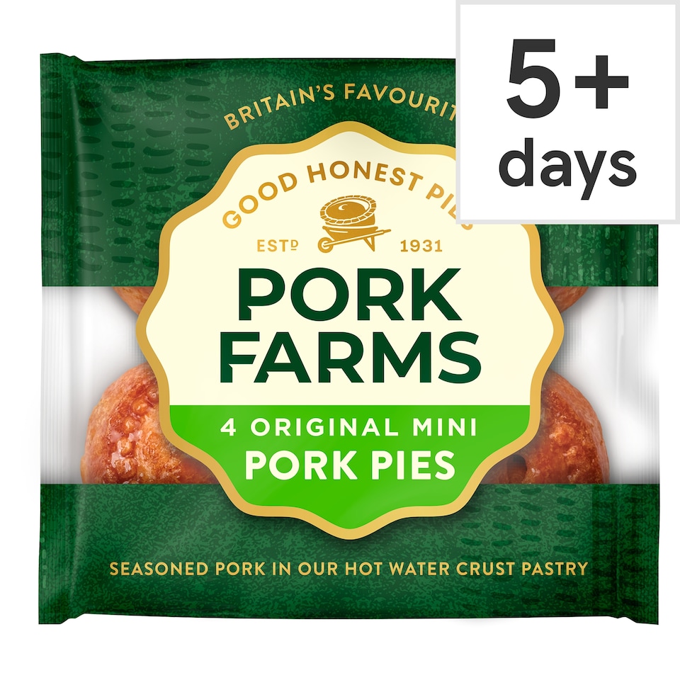 Pork Farms Original Pork Pies 4 Pack