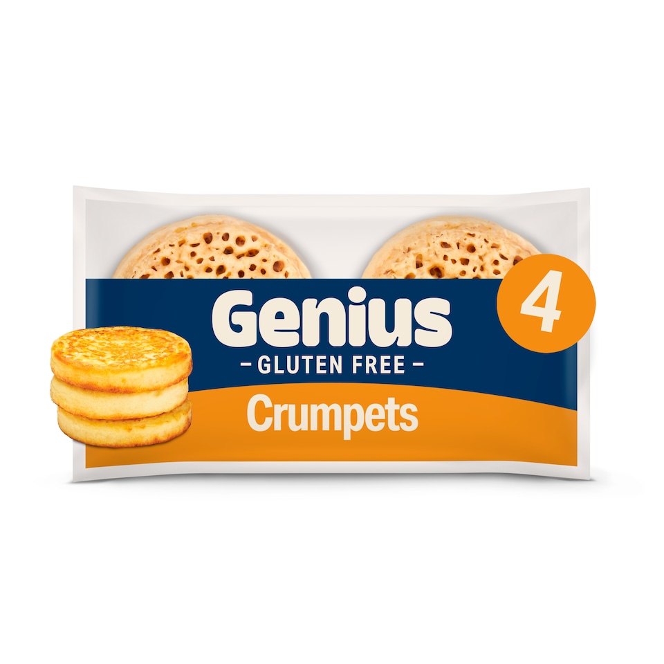 Genius Gluten Free Crumpets 4 pack