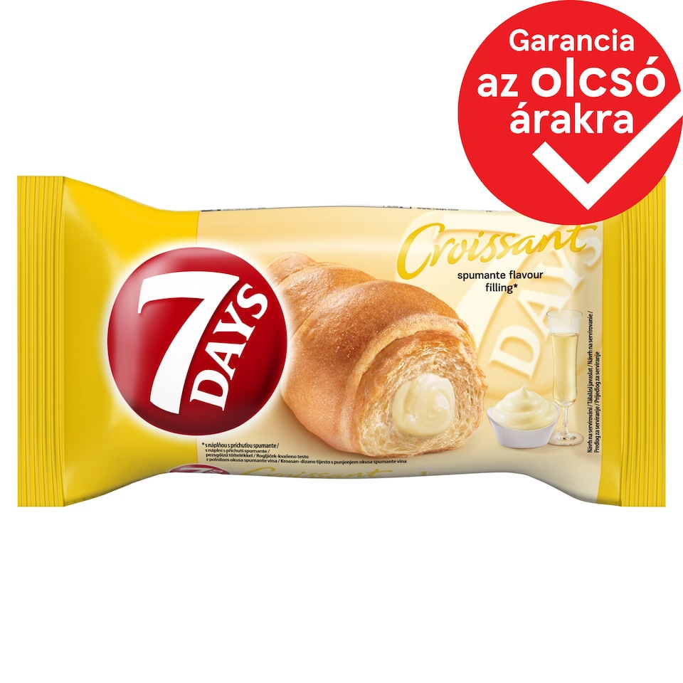 7days Croissant With Spumante Flavour Filling 60 G