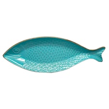 F&F home aqua fish shaped bowl 