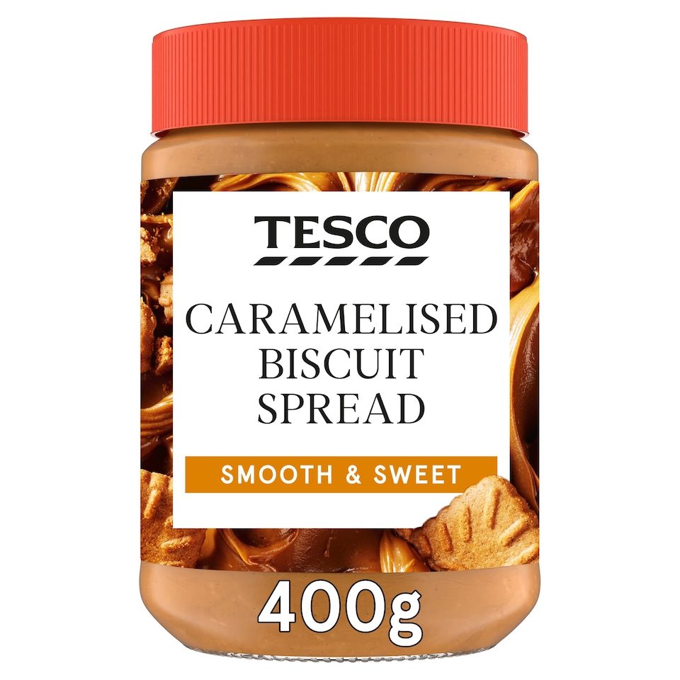 Tesco Caramelised Biscuit Spread Smooth 400g
