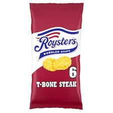 Roysters T-Bone Steak Crisps 6X21g