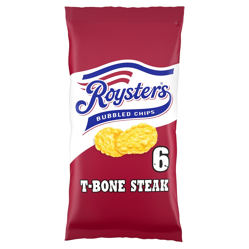 image 1 of Roysters T-Bone Steak Crisps 6X21g