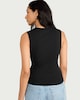 image 3 of F&F V-Neck Vest in Black