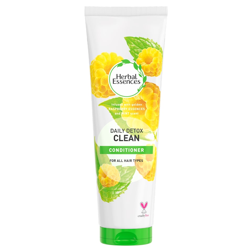 image 1 of Herbal Essences Daily Detox Clean Conditioner Raspberry & Mint 275ml