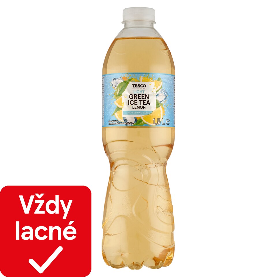 Tesco Light Green Ice Tea Lemon 1,5 l
