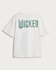 image 2 of Wicked Pure Cotton Elphaba Print T-Shirt in White