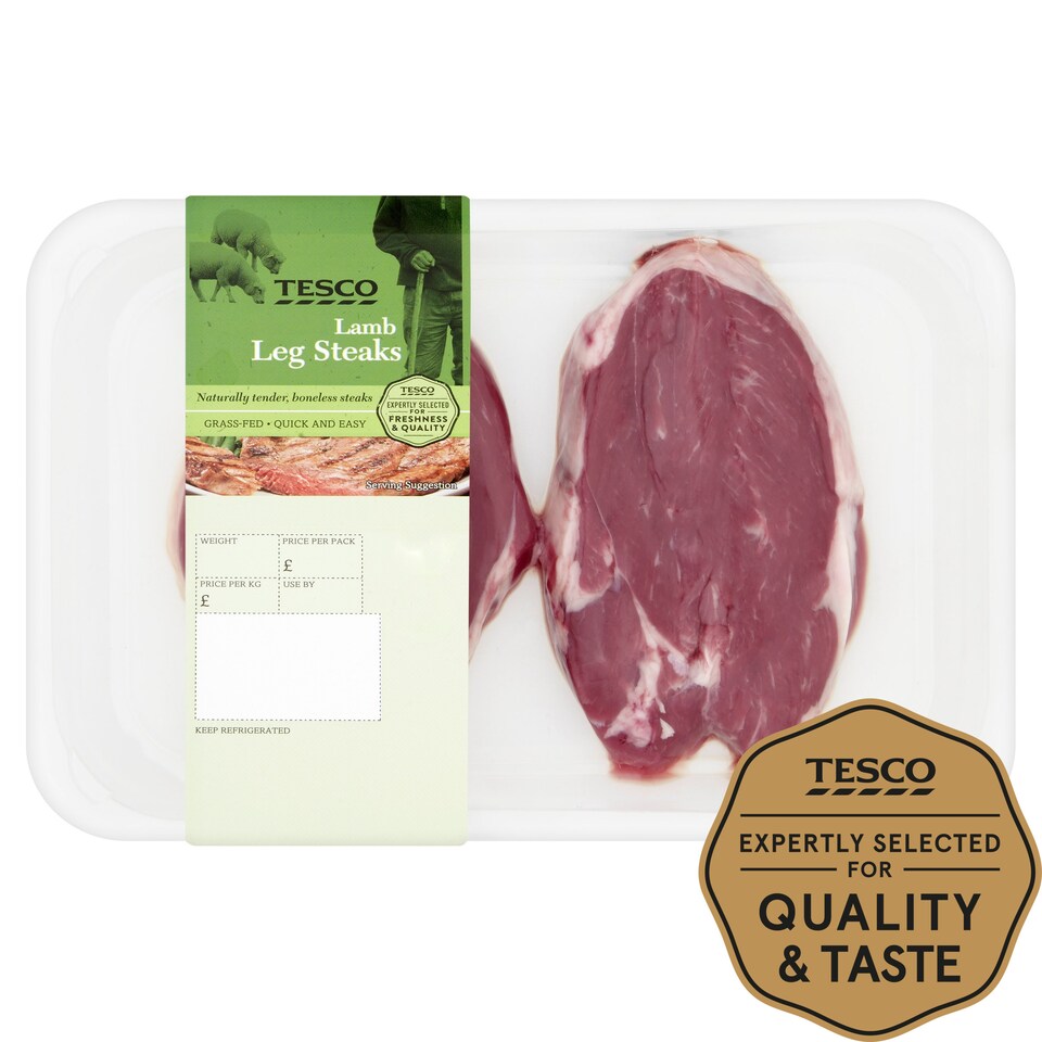 Tesco Lamb Leg Steaks 300G