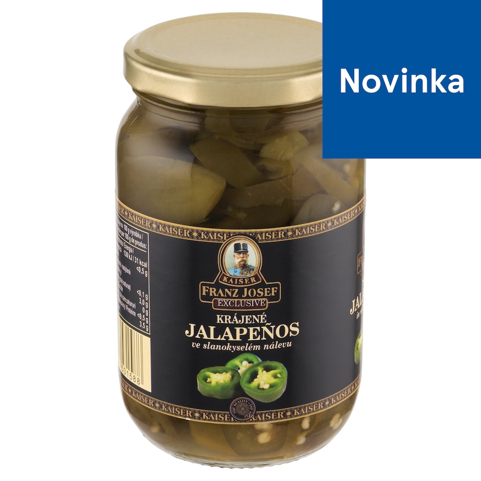 Franz Josef Kaiser Sliced Jalapeño Peppers in Brine 350 g