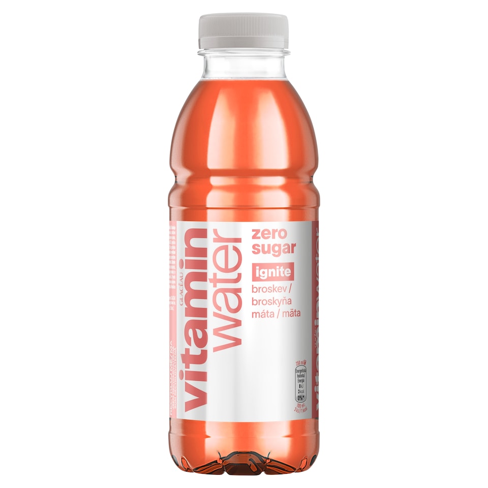 Vitaminwater Ignite broskyňa mäta 500 ml