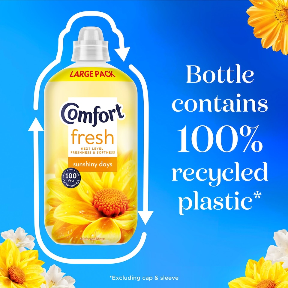 image 1 of Comfort Fresh Fabric Conditioner Sunshiny Days 52 Washes 1560ml