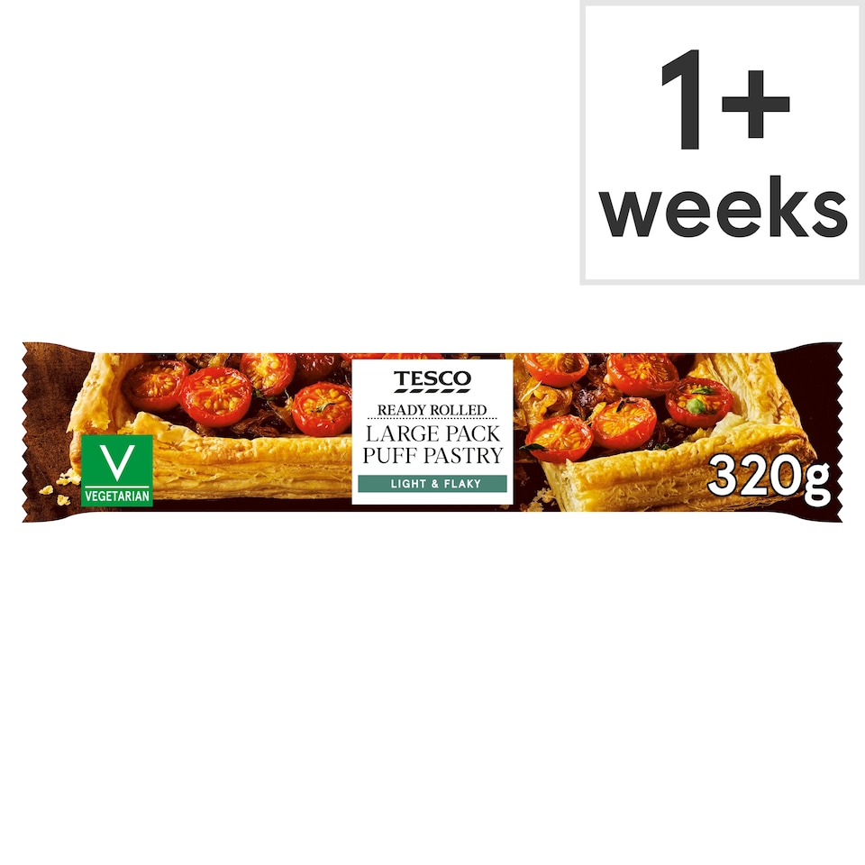 Tesco Ready Rolled Puff Pastry 475G
