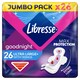 Libresse Ultra Large+ Goodnight szárnyas egészségügyi betét, éjszakai használatra 26 db  1. kép