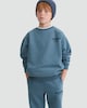 image 2 of F&F Active Cotton Rich Athl. Dept. Slogan Sweatshirt in Blue