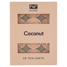F&F Home Coconut illatosított teamécses 24 x 8,3 g