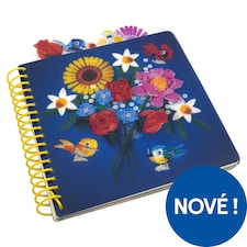 Lego Icon Botanicals zápisník 192 tečkovaných stránek 158 × 158 mm