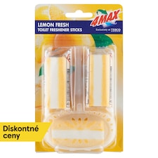 4MAX Lemon Fresh Toilet Freshener Sticks 3 x 40 g (120 g)