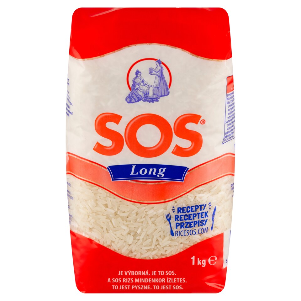 image 1 of SOS Long Whitened Long Grain Rice 1 kg