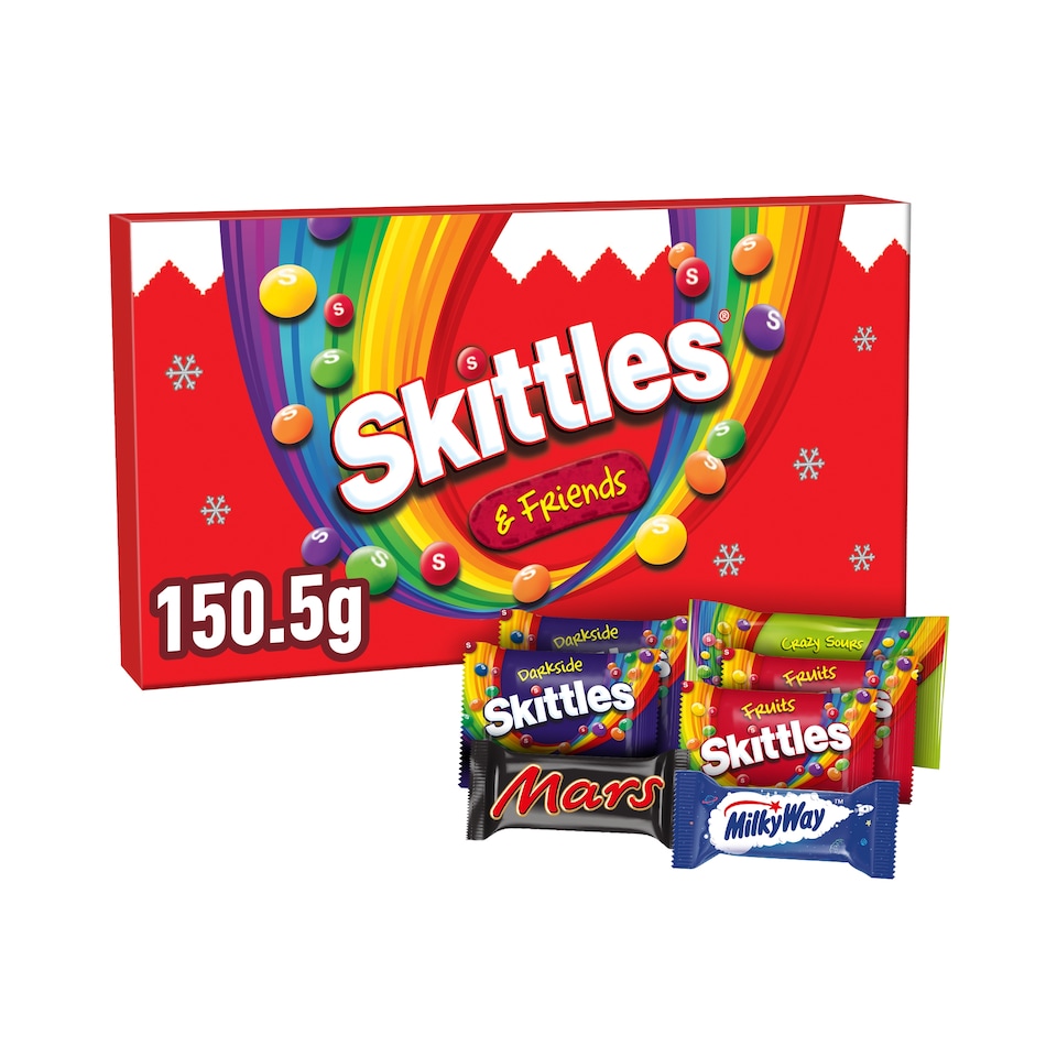 Skittles And Friends Christmas Selection Box 150.5G