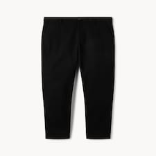 F&F Cotton Rich Slim Leg FREEFIT® Chino Trousers in Black