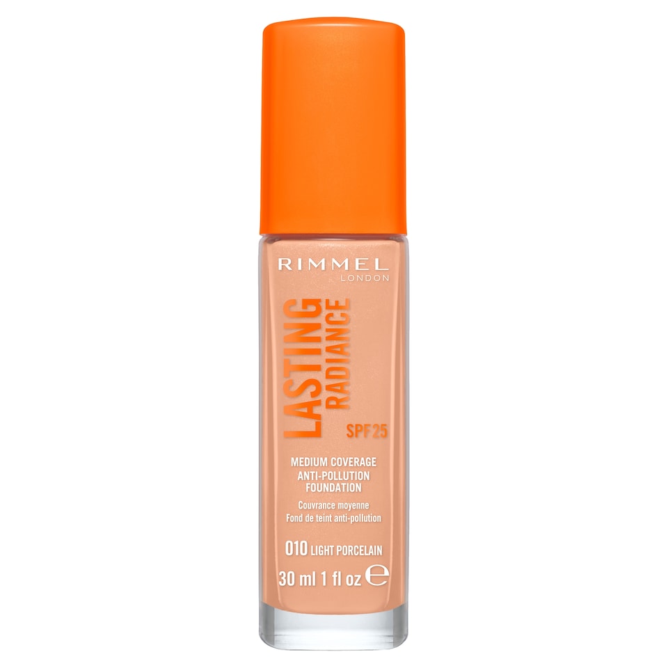 image 1 of Rimmel London Lasting Radiance Foundation - Light Porcelain 30ml