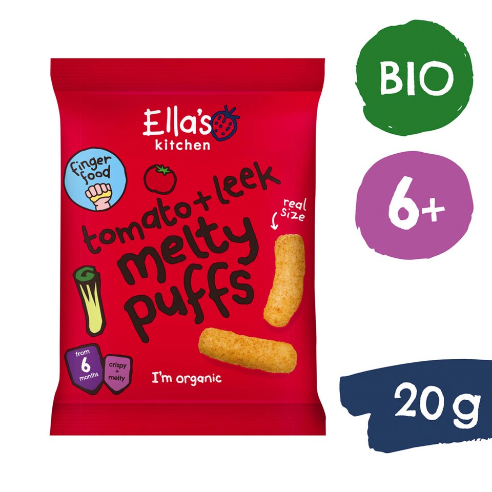 Ella's Kitchen Bio křupky rajče a pórek 20g