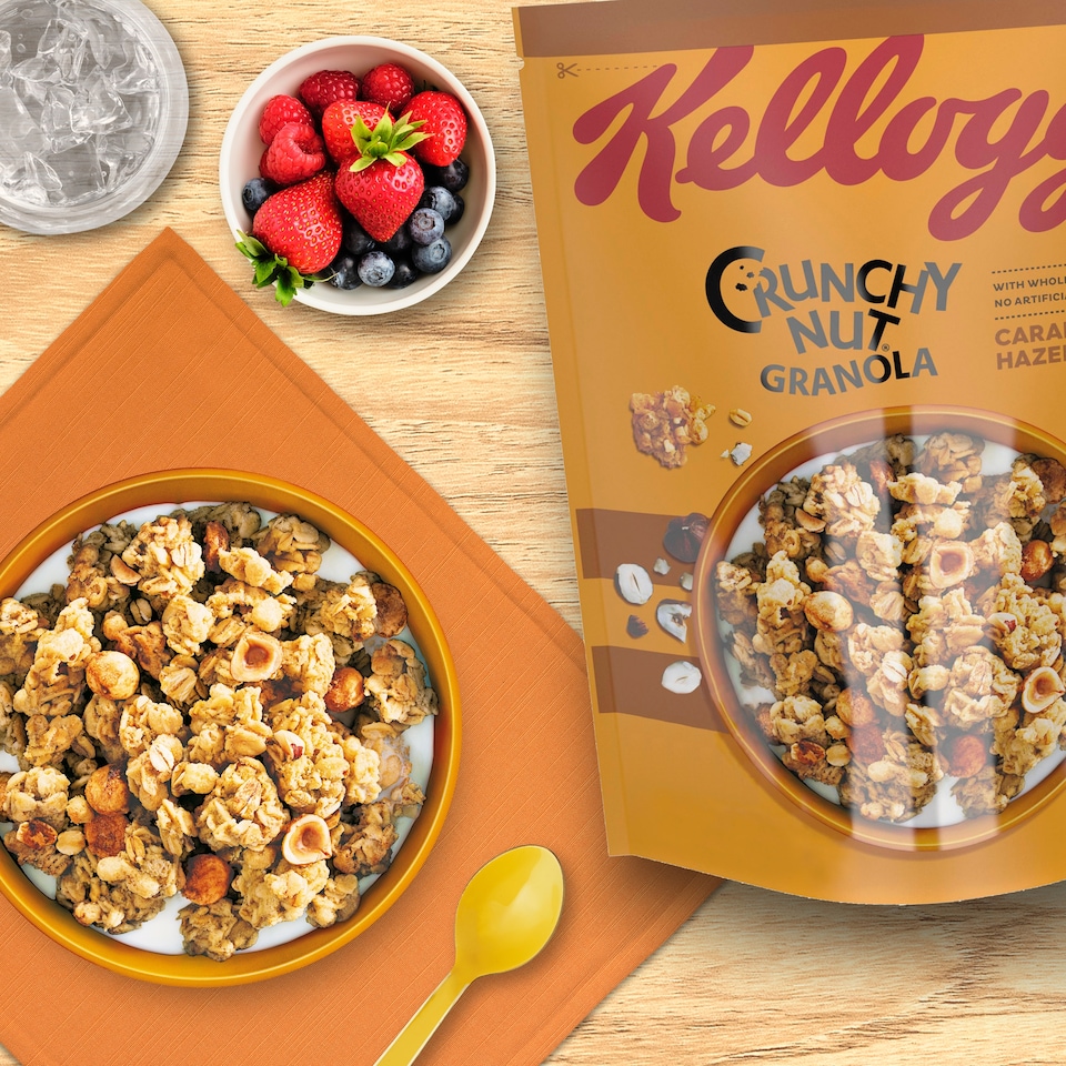 image 1 of Kellogg's Crunchy Nut Caramelised Granola 380G