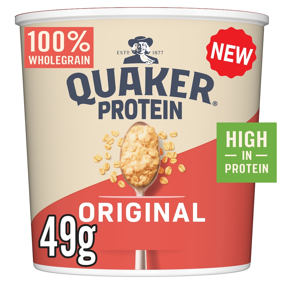 image 1 of Quaker Protein Oat So Simple Original Porridge Pot 49g