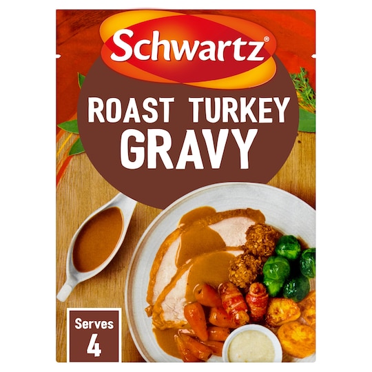Schwartz Classic Roast Turkey Gravy Mix 25G Tesco Groceries
